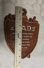 VTG Dad Crest Plaque Wall Hanging Sign Father's Day Gift 8.5”x6.25” — photo 6