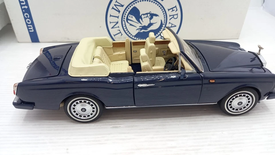 FRAB11UD44 Franklin Mint Rolls Royce Corniche IV 1993 1/24 - Immagine 4 di 4