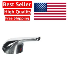 L-Shaped Lever Handle HDLE Kit - Chrome Brass Construction for Long-Lasting Use