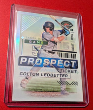 2024 PROSPECT EDITION: SILVER PRIZM - #134 COLTON LEDBETTER - TAMPA BAY RAYS.