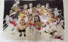 Lennox Lewis and Other Boxing Greats 10 (Yes 10 X A2 Prints)