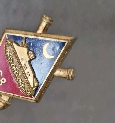Insigne Militaire Ancien 6e Rgt D'Artillerie Coloniale AOF – Pièce De Collection G2636