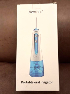 H2O Floss Protable Cordless Oral Irrigator HF-9P WHITE- BRAND NEW