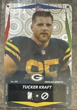 UNO Elite GB Packers #100 Tucker Kraft 2025 Alt Jersey Hypnotic Foil Wild Card