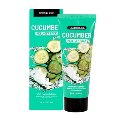 FOOD A HOLIC Cucumber Peel Off Pack 150ml / 5.07fl.oz With Marine Collagen