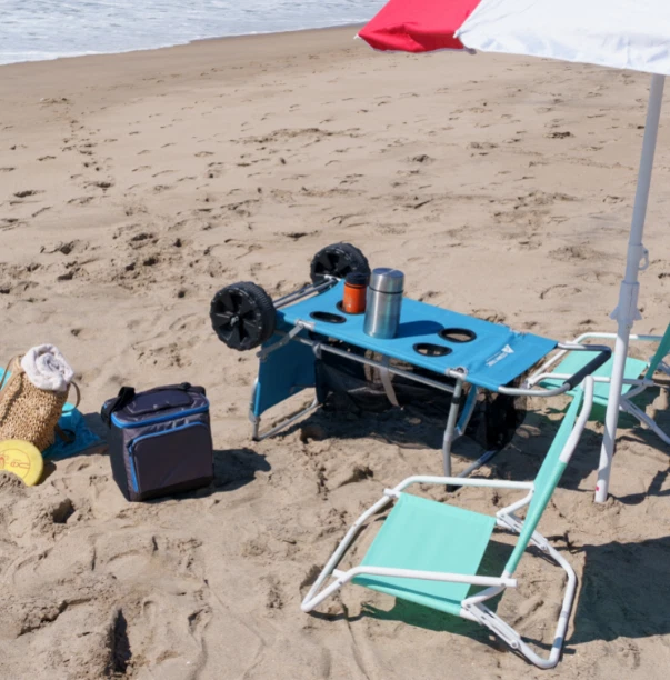 Beach hotsell cart table