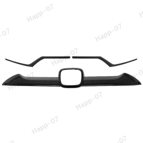 For Honda CR-V 2017-2021 ABS Glossy Black Front Bumper Mesh Grill Grille Strips - Picture 2 of 4