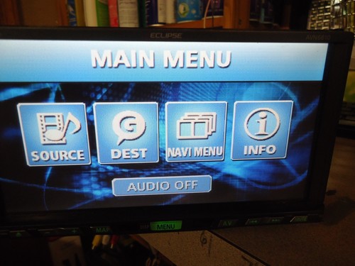 ECLIPSE AVN6610 AM FM RADIO GPS NAVIGATION SYSTEM CAR STEREO WMA MP3 OBG054 - Picture 2 of 10