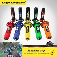10 Colors ATV Scooter Dirt Pit Bike 7/8" 22/24MM Hand Grips Rubber Handlebar