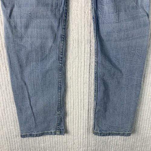 Levis 502 Kids 12 26/27 Regular Taper Jeans Adjustable Elastic Waist - Picture 9 of 14