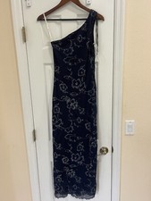 My Michelle Blue Floral Dress Size Medium