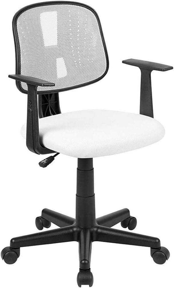 Ergonomic Mid-Back Mesh Office Chair with Swivel Base & Adjustable Arms