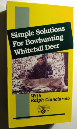 Simple Solutions For Bow hunting Whitetail Deer, Archer's Choice Inc, VHS, Used. - Picture 1 of 2