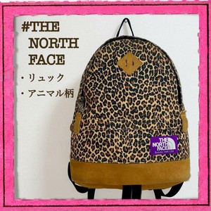 leopard print rucksack north face