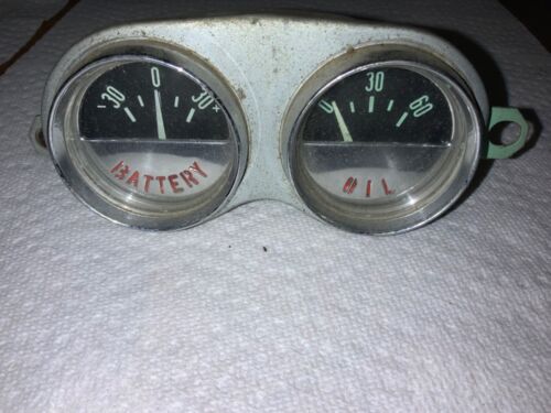 OEM GM 1961-1962 C1 corvette battery oil gauges pod 60 61 gauge AC 1959 1960 - Picture 2 of 9