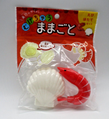 MUKECHAU Shrimp Scallops toy for  play house kids seria JAPAN