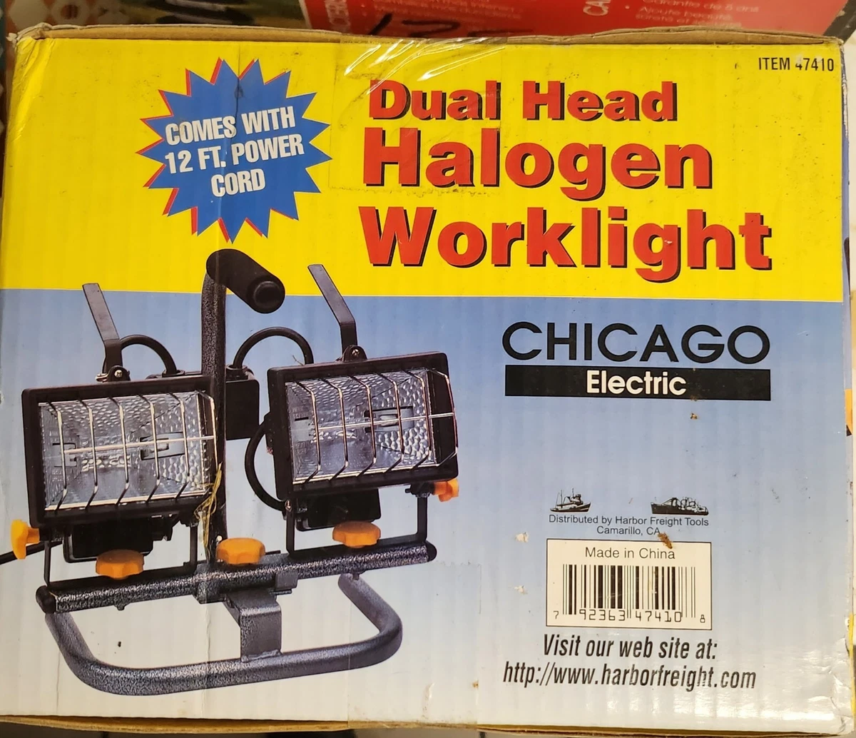 Dual halogen work light deals