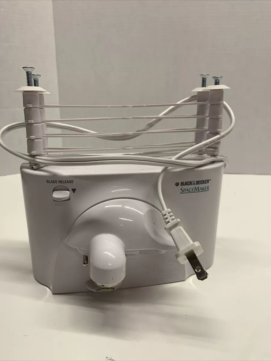 Black & decker spacemaker ec75 white can opener automatic shut off new open box deals