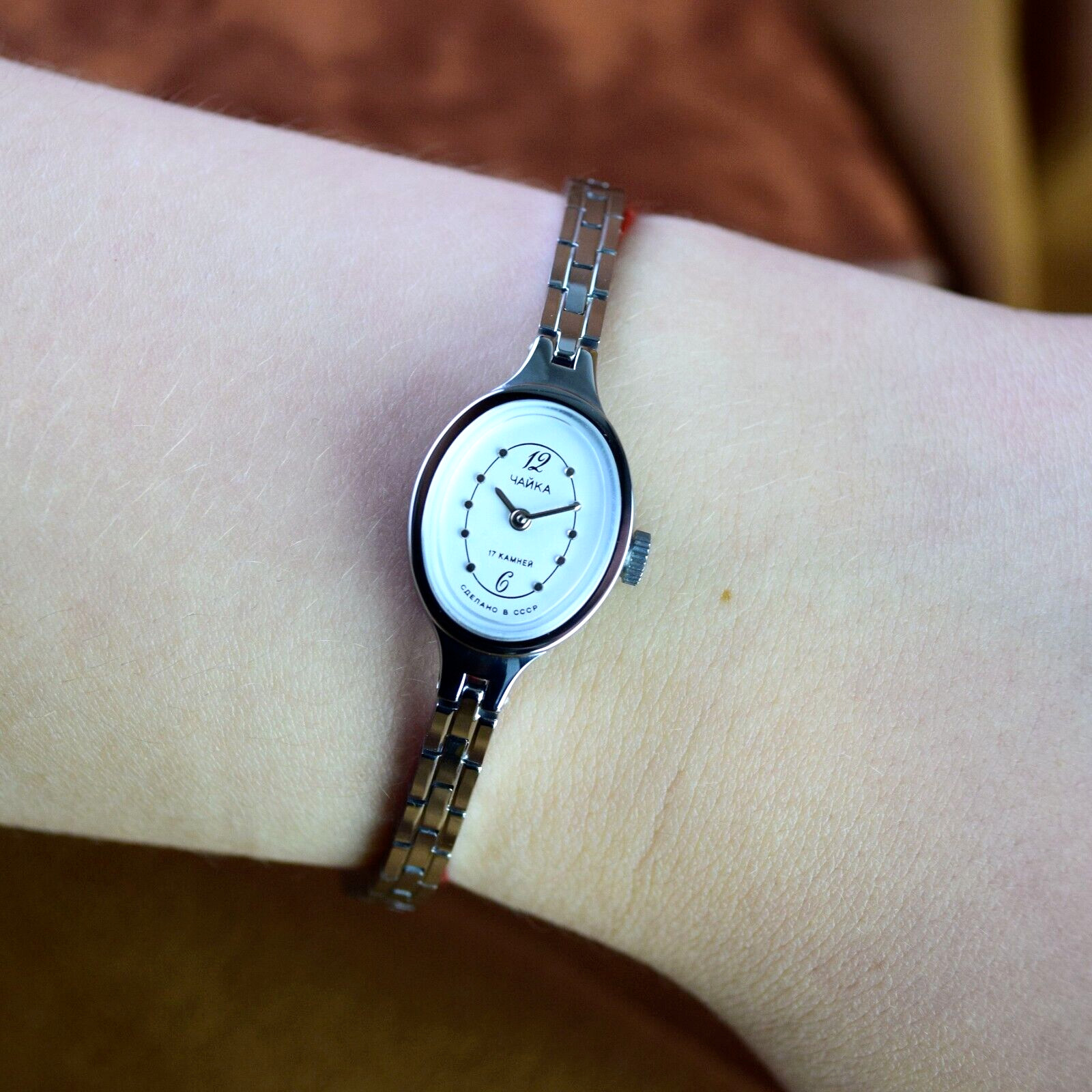 Vintage CHAIKA Women's Watch Soviet Mechanical Ladies Wristwatch Serviced