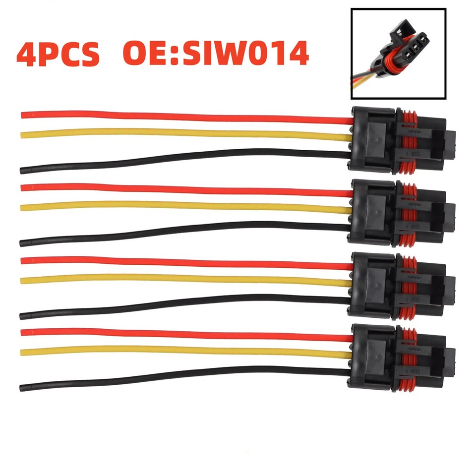 4Pcs/Set Pulse Power Bus Bar Plug Pigtail Connector For Polaris Ranger