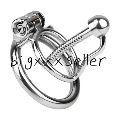 Chastity Belt Stainlesss Steel Chastity Device Cage Prince Albert Wand Piercing