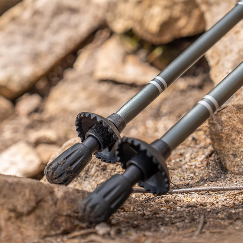 Trekking Pole Tips - 6Pc Set Walking Stick Tips - Black - Picture 5 of 7
