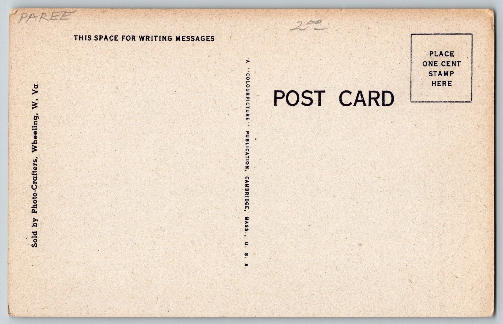 Wheeling, West Virginia WV Bird's Eye View City Building Vintage