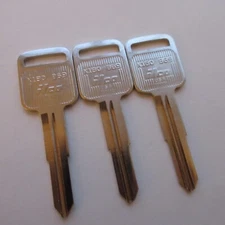 3 Key Blanks LOT New Old Stock Ilco X180  X 180 EZ B69 GEO