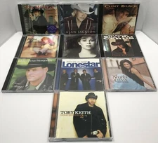 CD LOT#1 Country Western 10 CDs {See Description for Artist & Titles}