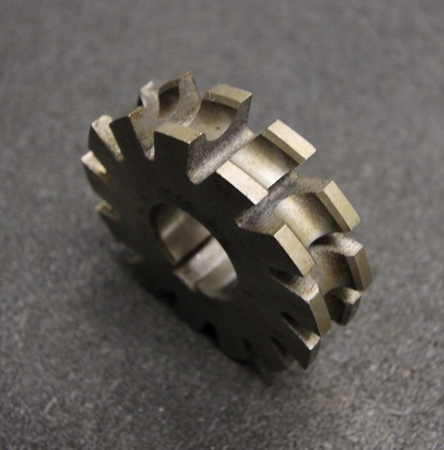 Halbrund-Formfräser konkav Radiusfräser Radius 4mm - 73x16x22mm 13 Spannuten - Picture 3 of 8