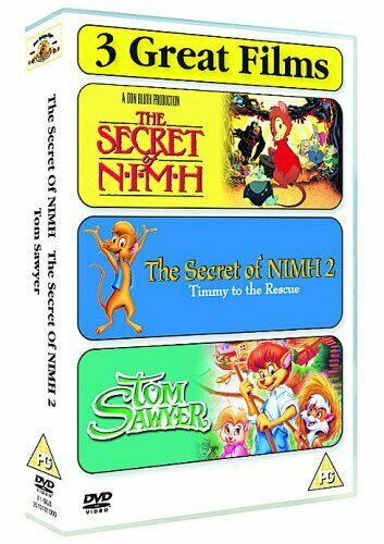 The Secret Of Nimh/The Secret Of Nimh 2/Tom Sawyer DVD Drama Various