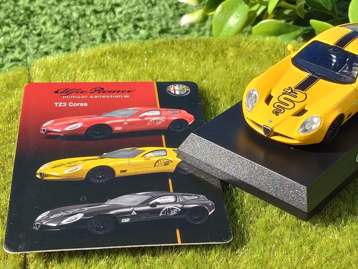 京商 1/64 カルワザオンライン限定 アルファロメオ 3 TZ3 コルサ 2zzhgl6 KYOSHO 1/64 Alfa Romeo TZ3 Corsa Red Diecast Model Car F