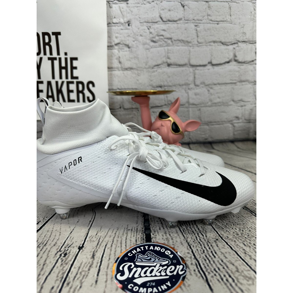 Nike Vapor Untouchable 3 Pro Mens 14.5 White Detachable NFL  display picture 1