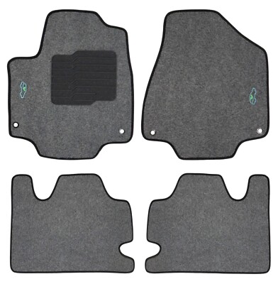 Carpet Floor Mats for 2017 to 2025 Chrysler Pacifica Front and Rear Gray New