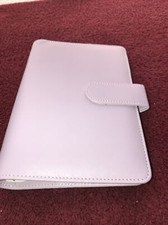 Purple 7 1/2  X 5  Wide Magnetic Clip Notebook