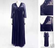 NEW!  Zaftique ELYSIAN LACE Dress NAVY Blue (Few Left!) 2Z / 20 / 2X
