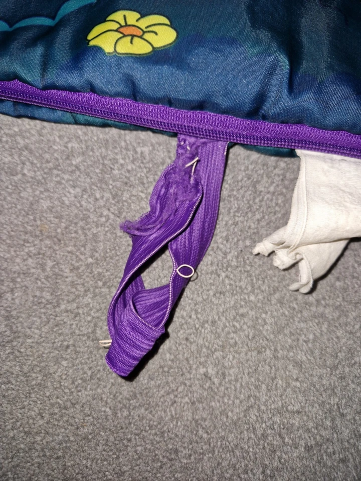 The Simpsons Homer Bart Marge Lisa Maggie Sleeping Bag Vintage Camping Bag - Image 3 of 4