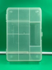 Plastic Clear Storage Carry Container Organizer Craft Case Box Display Portable