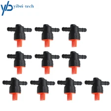 10PCS For Briggs & Stratton 1/4" Straight In-line Fuel Cut Off Shut Off Valve