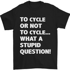 Cycling To Cycle Funny Cyclist Bicycle Bike Mens T-Shirt 100% Cotton