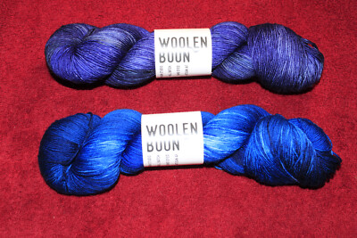 Woolen Boon Classic 4ply fingering sock Yarn Lot of 2