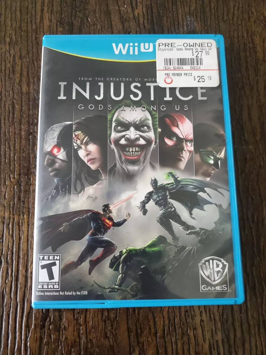 Injustice: Gods Among Us - Nintendo Wii U, Nintendo Wii U