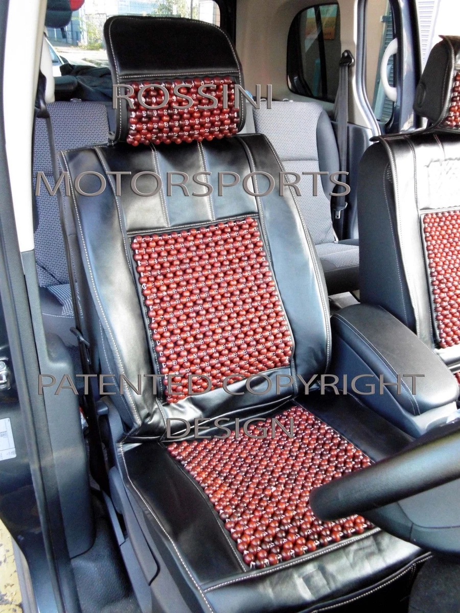 I - Adapté À Nissan Navara, Voiture Siège Housses, Massage Perlé Coussin,  Noir