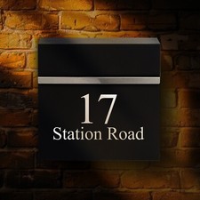 Personalised Wall Mounted Post Box Lockable Large Letter Mailbox for Home UK