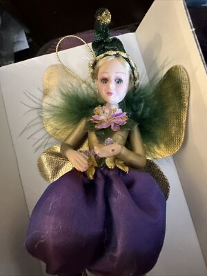 Florence Maranuk Show Stoppers  Celebration  8  Porcelain Fairy Doll w Stand NEW