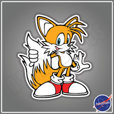 Sonic The Hedgehog Miles Tails Prower Retro Vinyl Decal Sticker Size:3"-12"