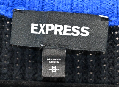 Express Long Sleeve Sweater Size M RN#55285 60% Cotton 40% Acrylic | eBay