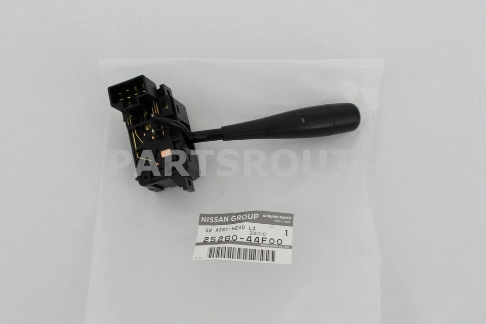 Interruptor limpiaparabrisas delantero genuino Nissan 240SX Máxima Pathfinder 25260-44F00 Foto 2 de 3