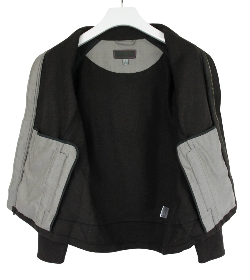 Smartwool Abrigo Hombre Grande Lana Merino Blend Cremallera Completa Marrón - Imagen 4 de 4