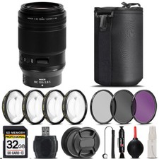Nikon Z MC 105mm VR S Macro Lens  4PC Macro Kit  UV, CPL, FLD Filter - 32GB